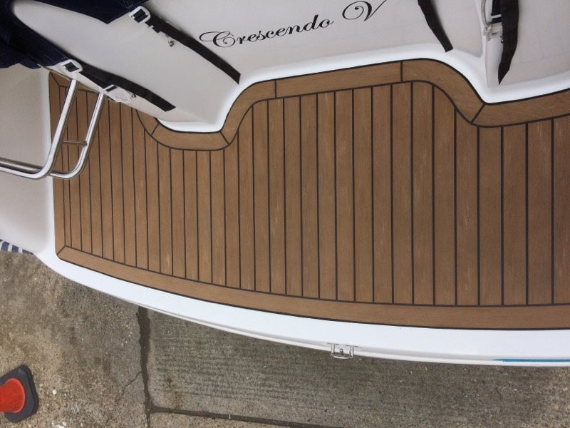 Sessa Navetta 33 pvc synthetic teak deck- Free sample and quote request