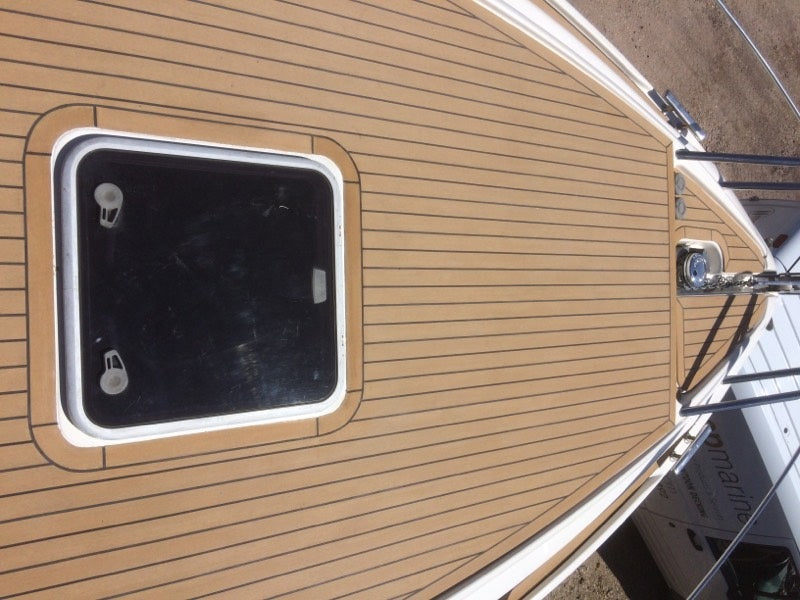 Windy 37 pvc synthetic teak deck- Free sample and quote request