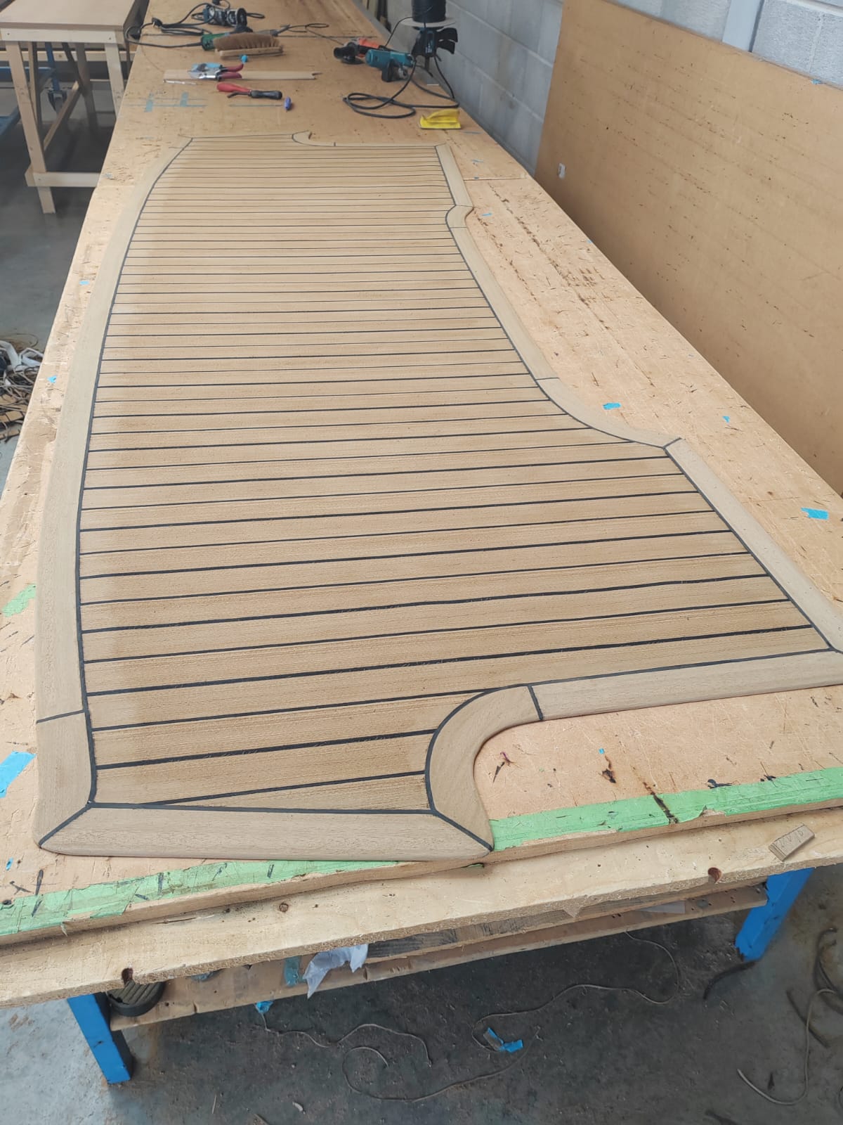 Crianchi Endurance 30 pvc synthetic teak deck- Free sample and quote request
