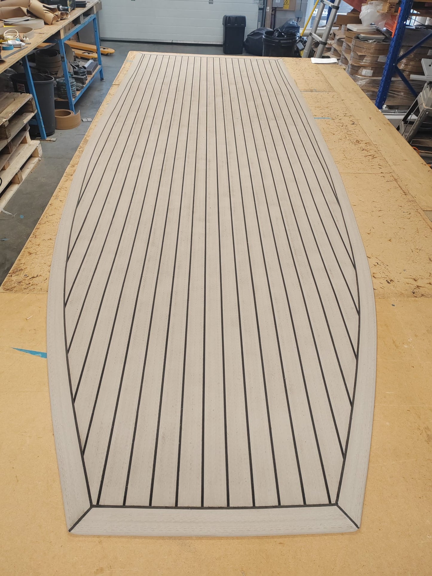 Ribeye A550 pvc synthetic teak deck- Free sample and quote request
