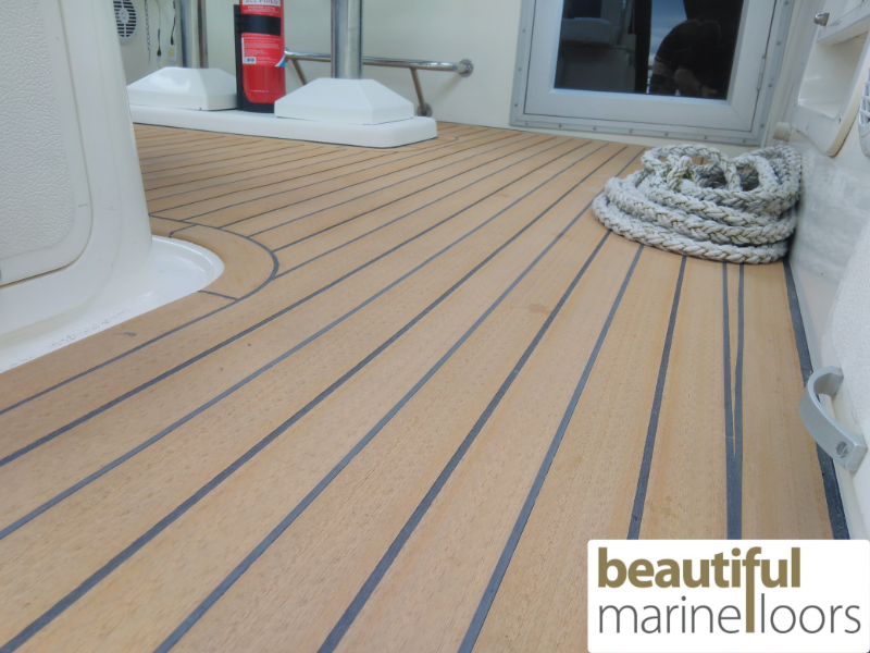 Sheerline 31 pvc synthetic teak deck- Free sample and quote request