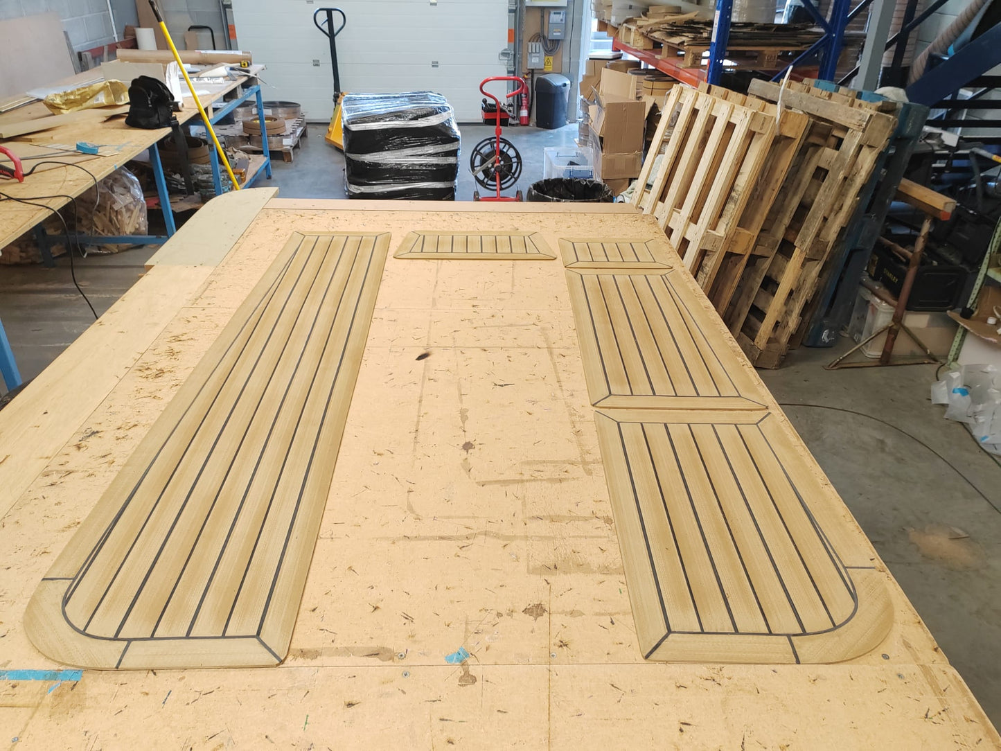 Cornish crabber Mystery 35pvc synthetic teak deck- Free sample and quote request