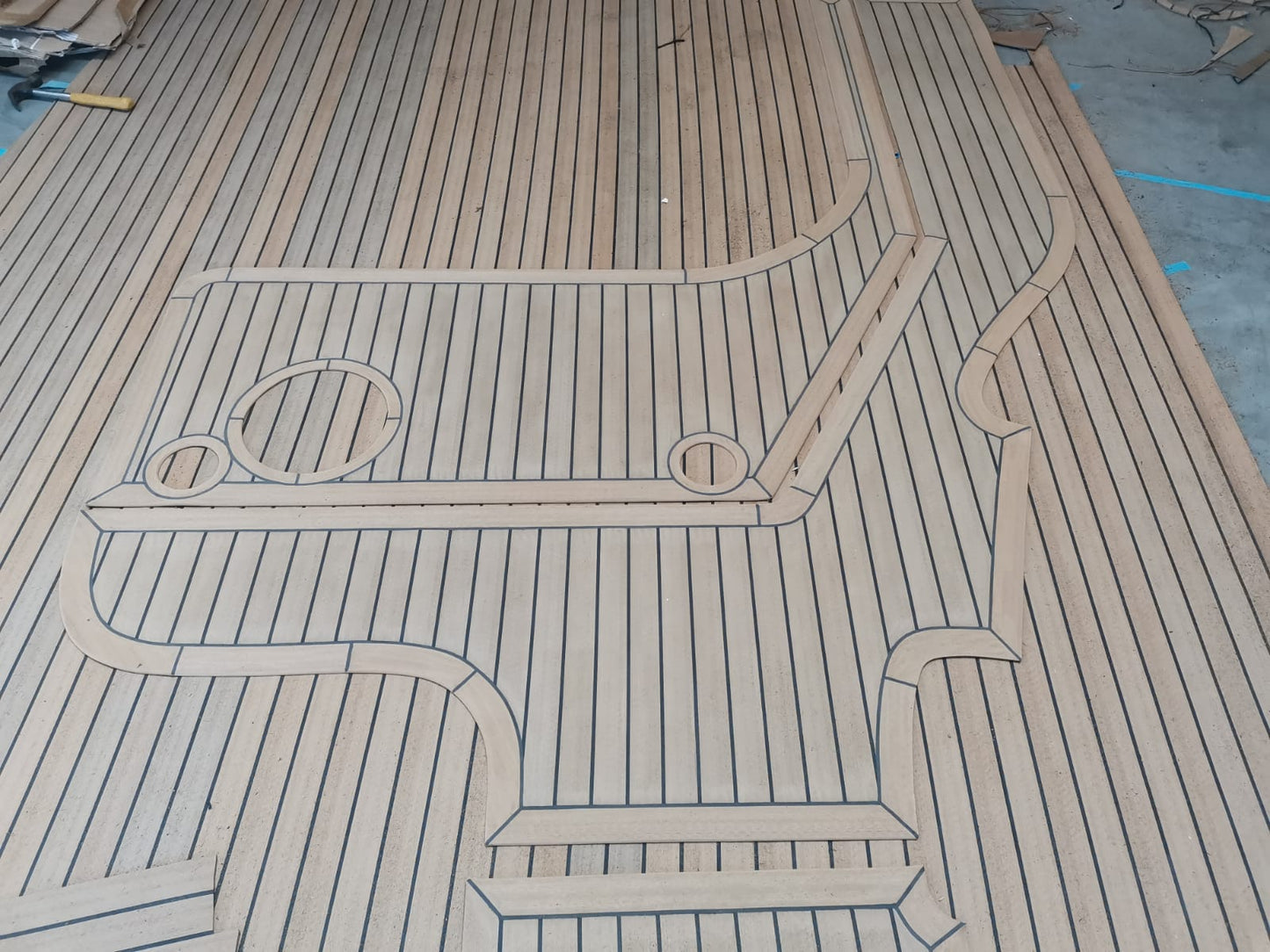 Crownline 255ssr pvc synthetic teak deck- Free sample and quote request