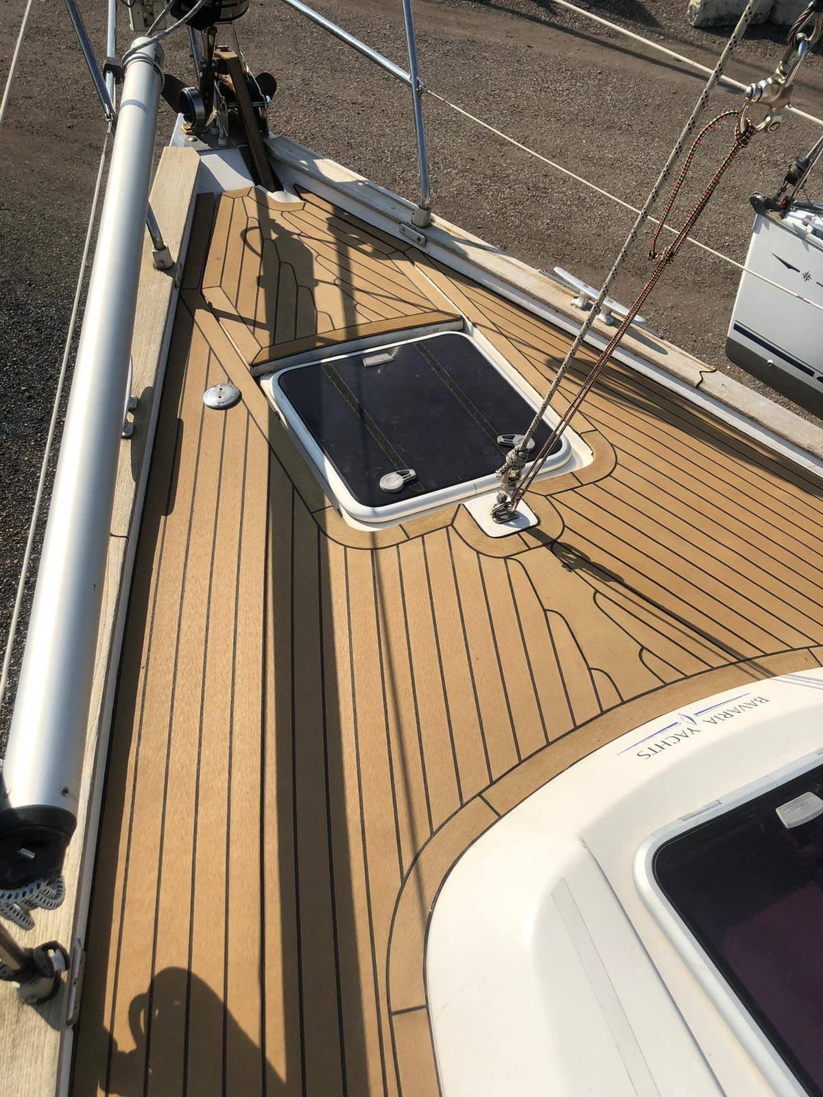 Bavaria 44 Sailboat pvc synthetic teak deck- Free sample and quote request