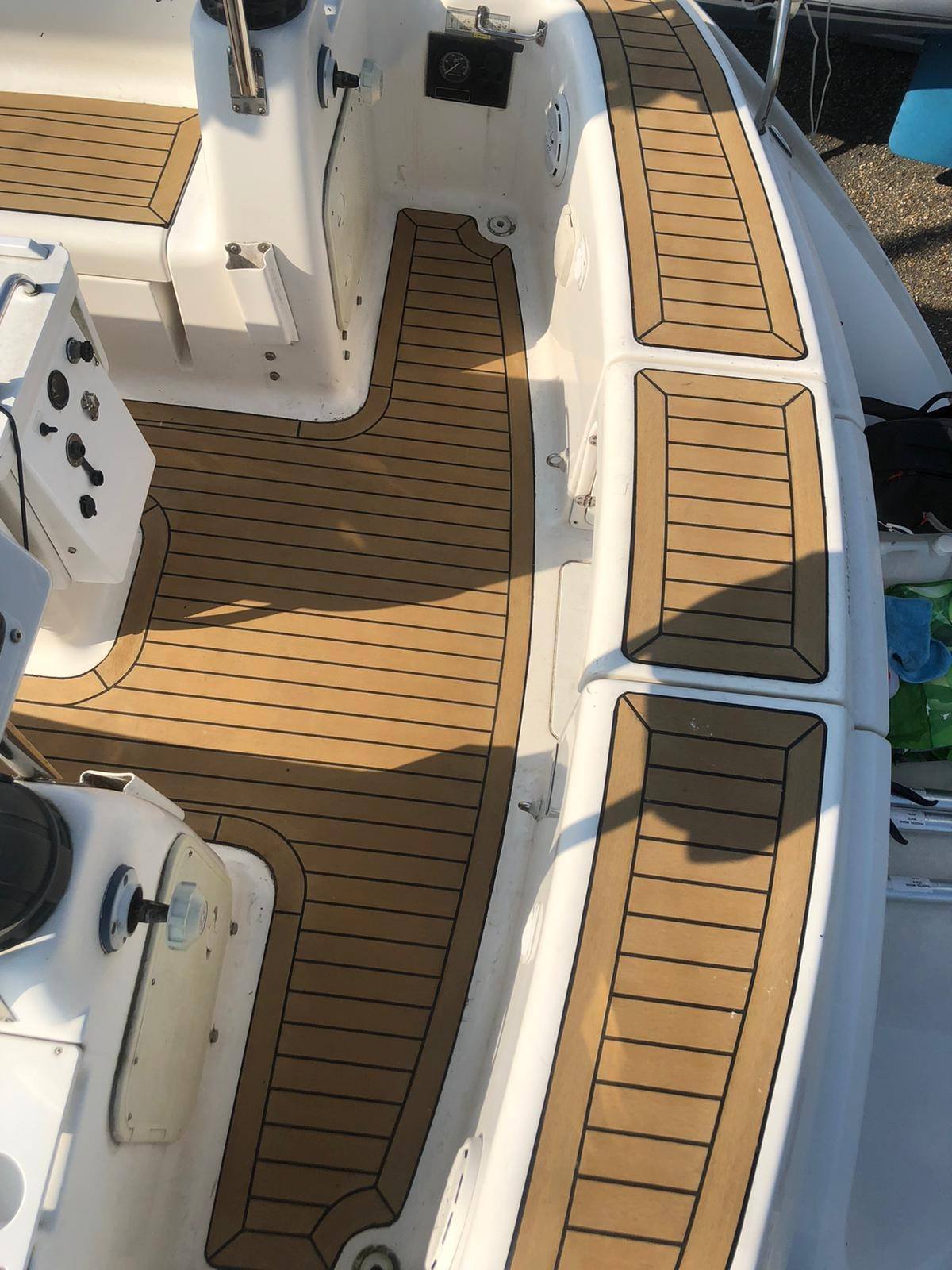 Bavaria 44 Sailboat pvc synthetic teak deck- Free sample and quote request
