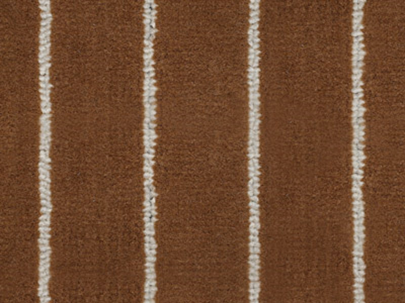 Teak and Cream tuft teak carpet 3.95m width. Price per linear m off a 30m roll.
