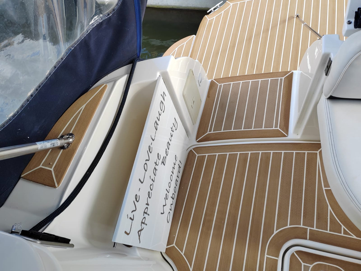 Cruiser 310.pvc synthetic teak deck- Free sample and quote request