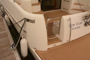 Azimut 42 pvc synthetic teak deck- Free sample and quote request