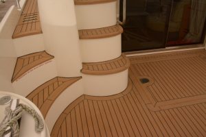 Azimut 42 pvc synthetic teak deck- Free sample and quote request