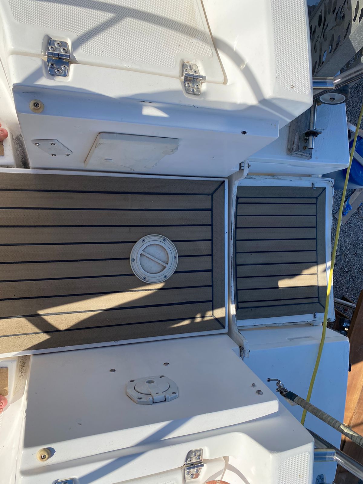 Jeanneau Sun Legend 34 Sailboat pvc synthetic teak deck- Free sample and quote request
