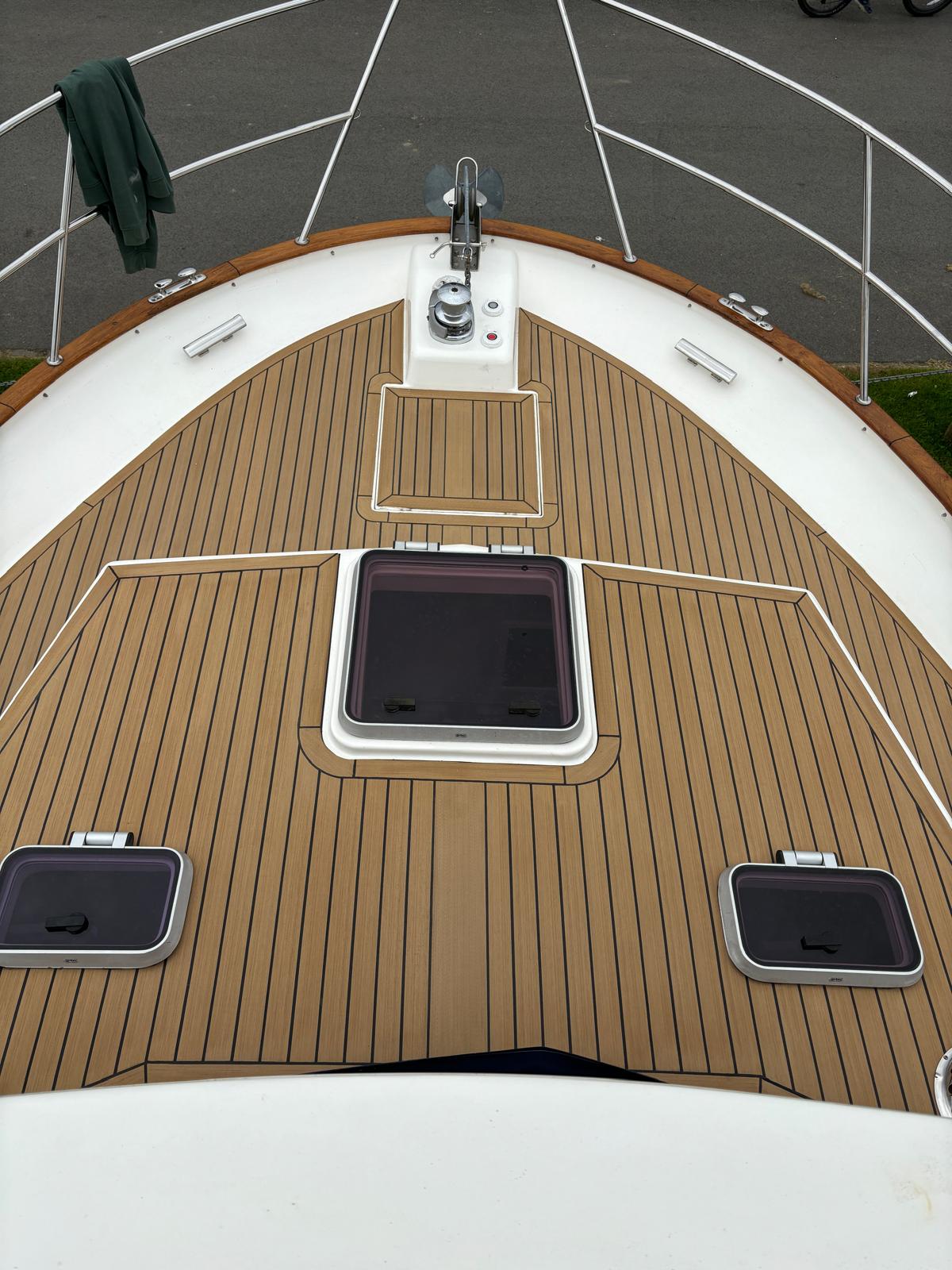 Corvette Powerboat pvc synthetic teak deck- Free sample and quote request