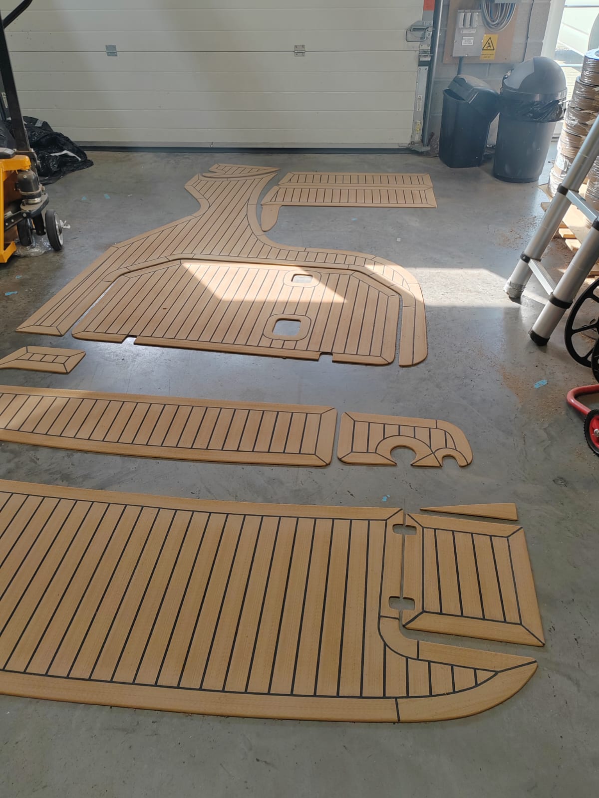 Regal 2465 pvc synthetic teak deck- Free sample and quote request