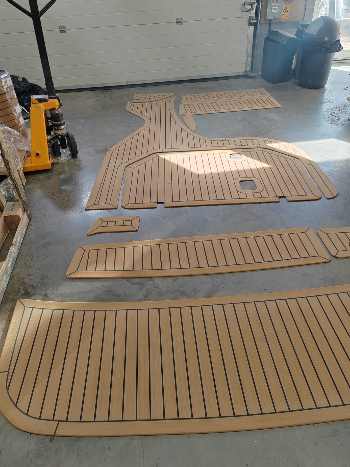Regal 2465 pvc synthetic teak deck- Free sample and quote request