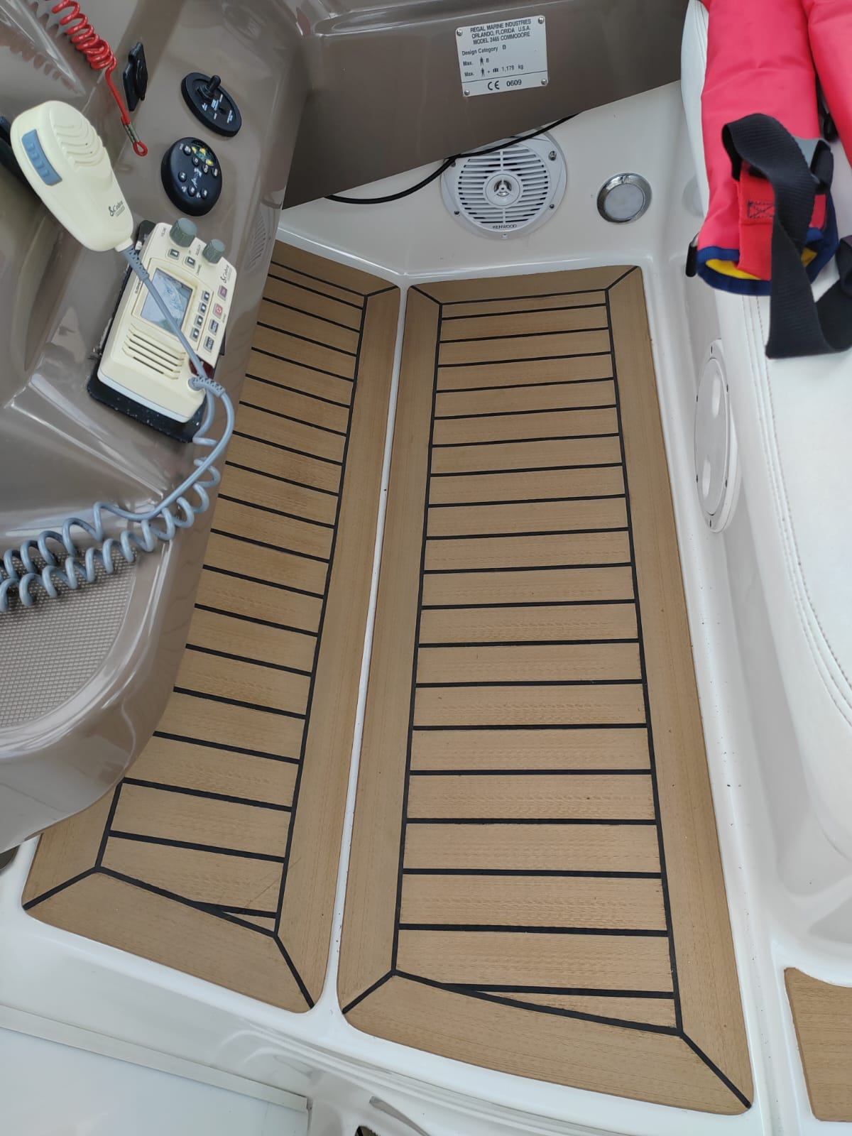 Regal 2465 pvc synthetic teak deck- Free sample and quote request