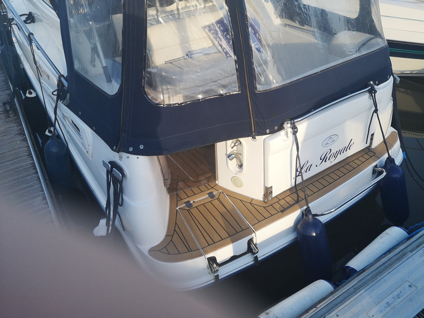 Sealine S23 pvc synthetic teak deck- Free sample and quote request