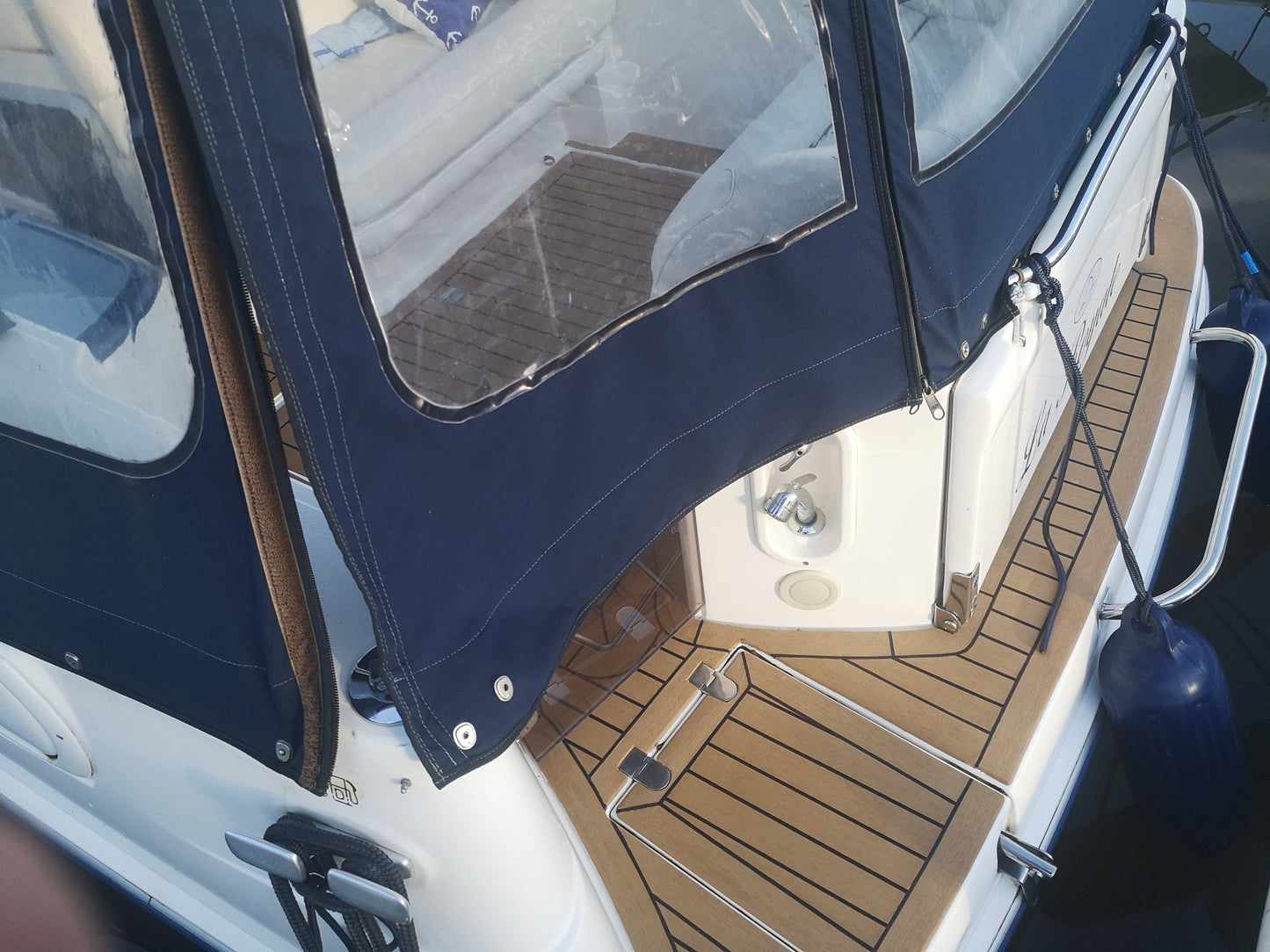 Sealine S23 pvc synthetic teak deck- Free sample and quote request