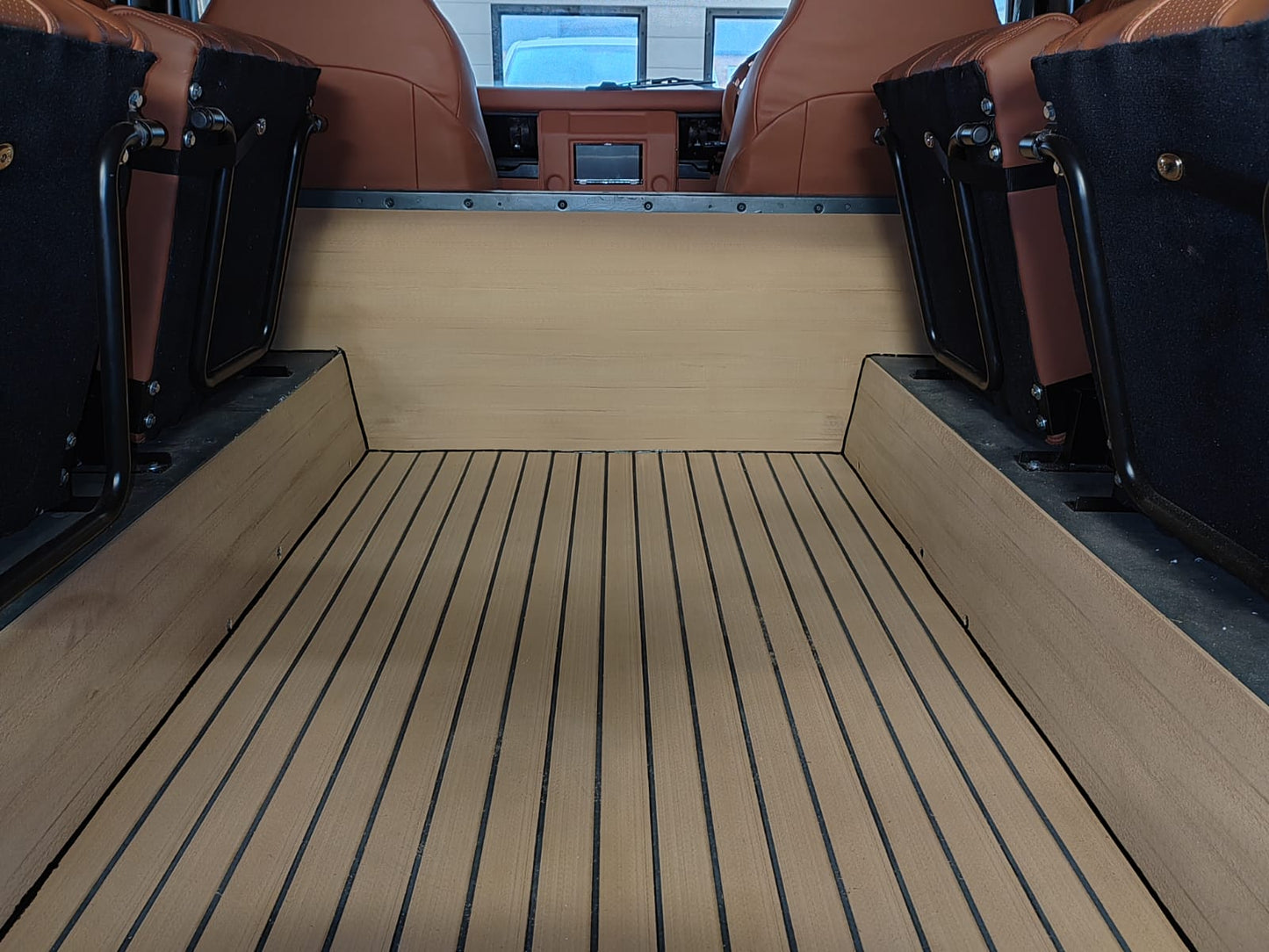 Land Rover 110 Defender pvc synthetic teak deck- Free sample and quote request