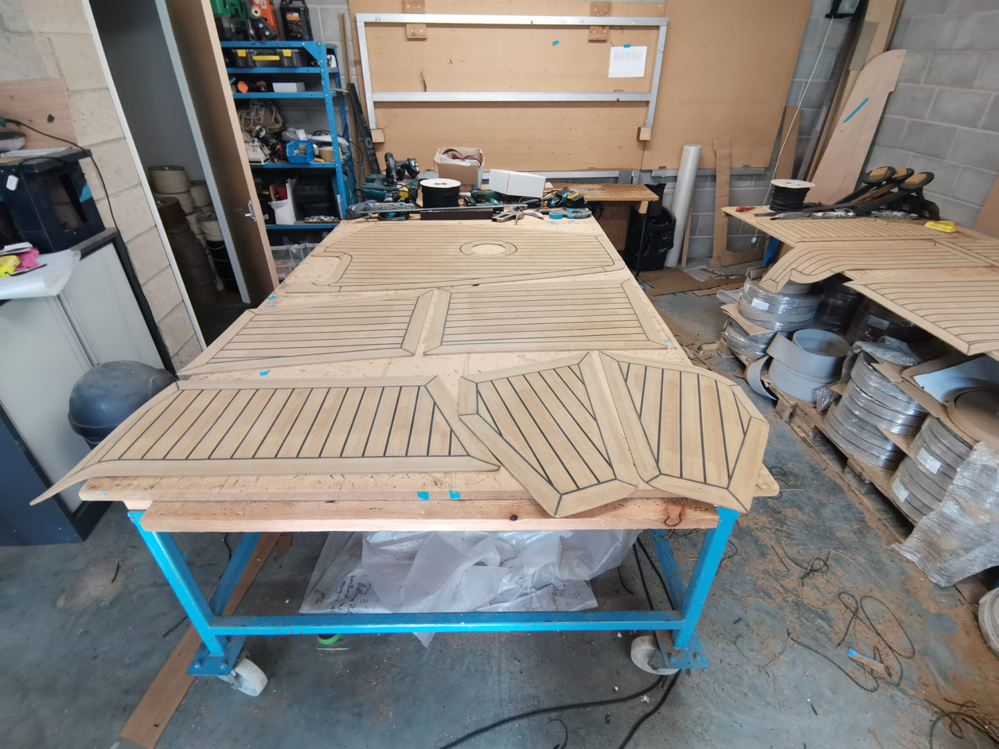 Axopar 37C pvc synthetic teak deck - Free sample and quote request