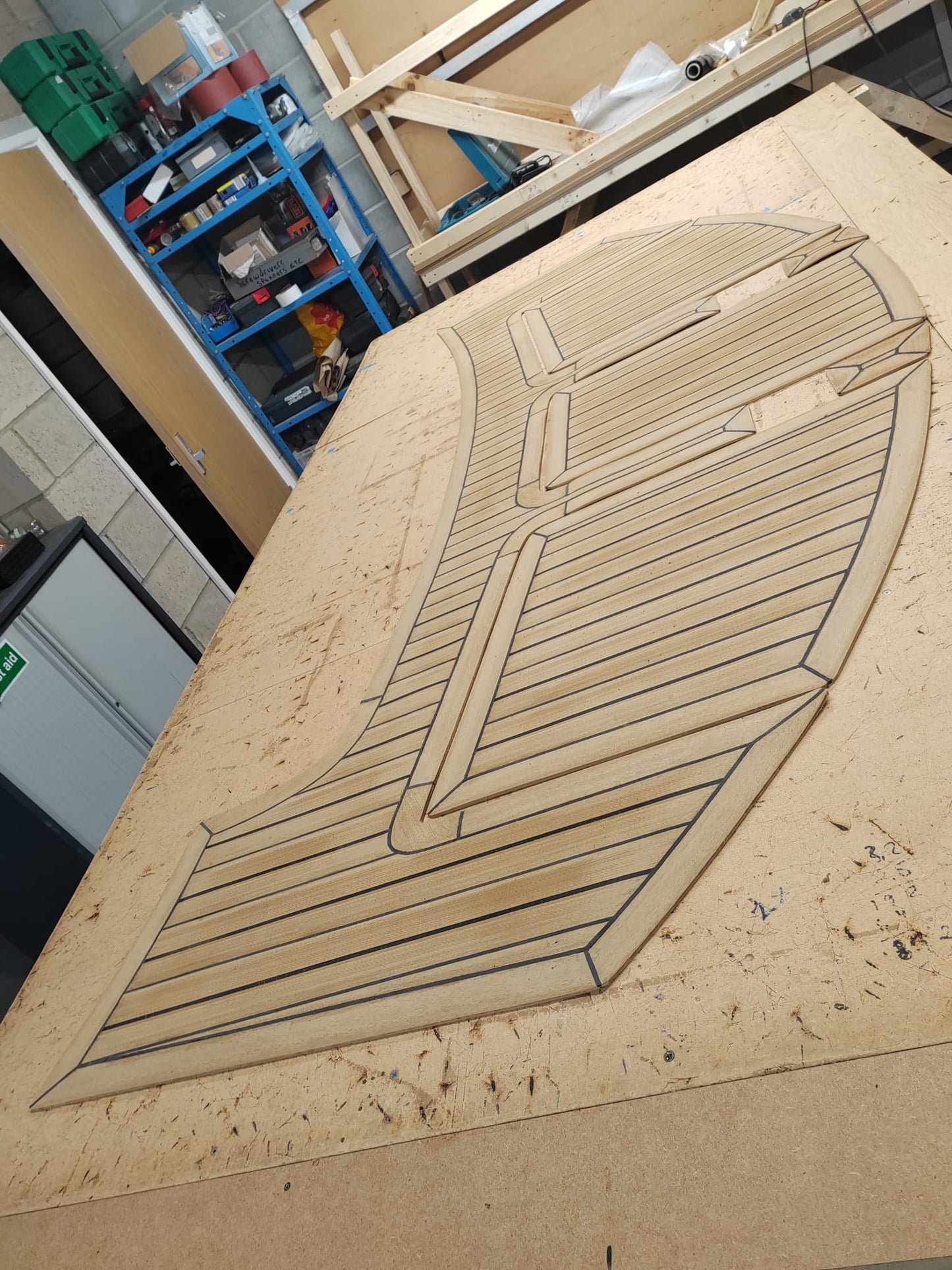 Windy 34 pvc synthetic teak deck- Free sample and quote request