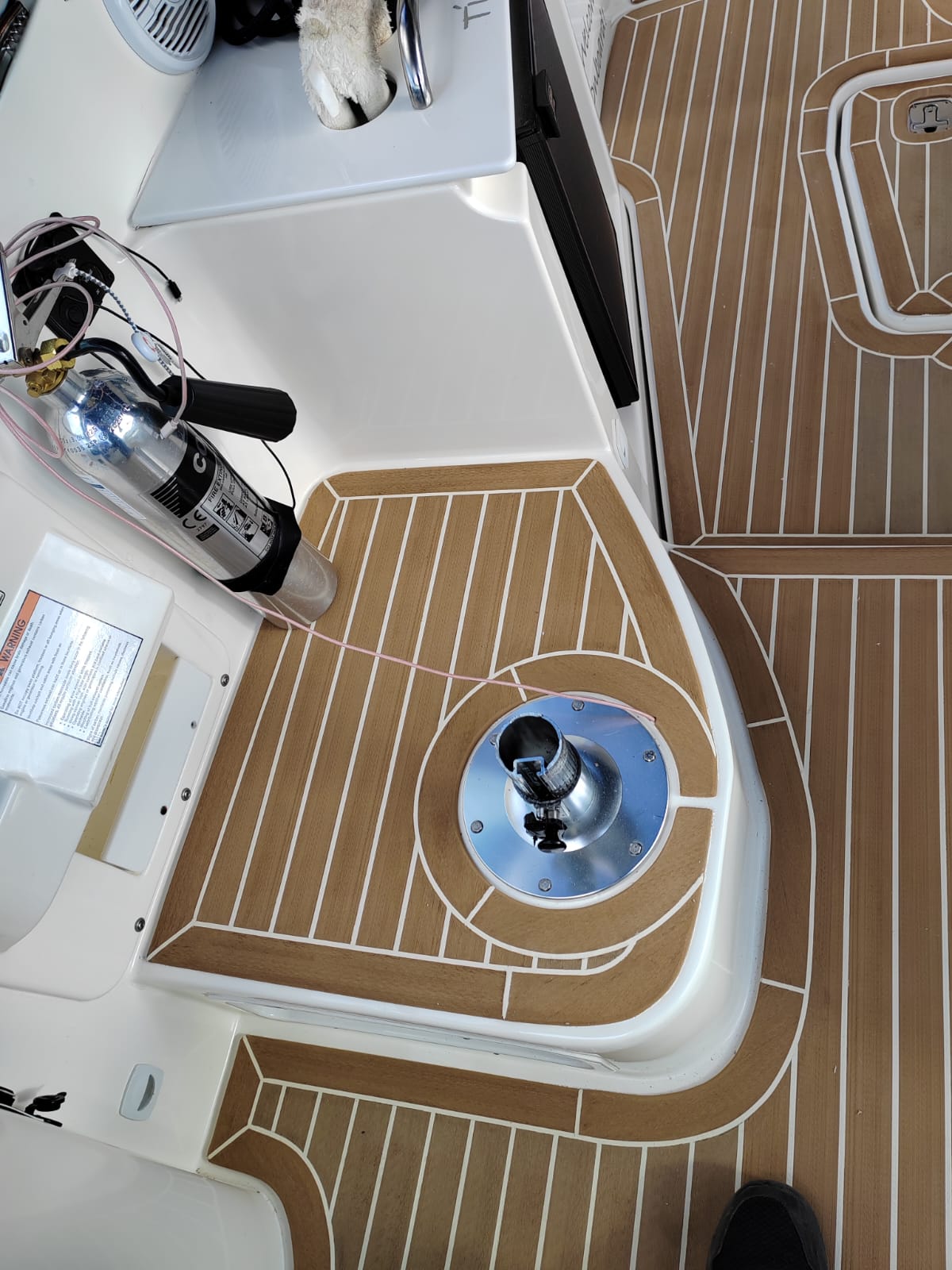 Cruiser 310.pvc synthetic teak deck- Free sample and quote request
