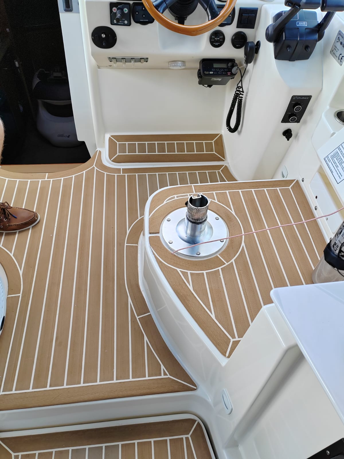 Cruiser 310.pvc synthetic teak deck- Free sample and quote request