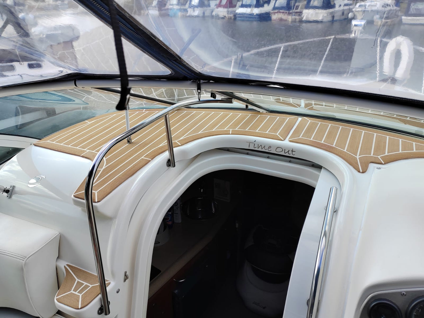 Cruiser 310.pvc synthetic teak deck- Free sample and quote request