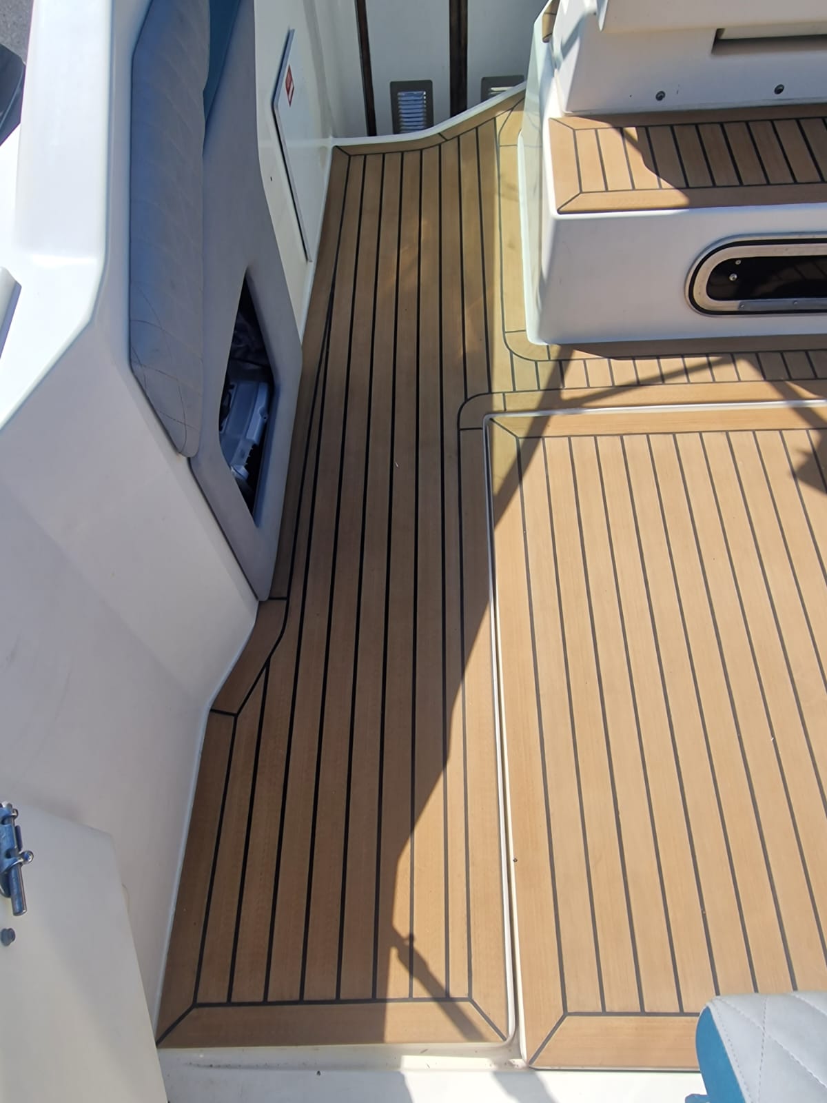 Searay 220 Sundancer pvc synthetic teak deck- Free sample and quote request