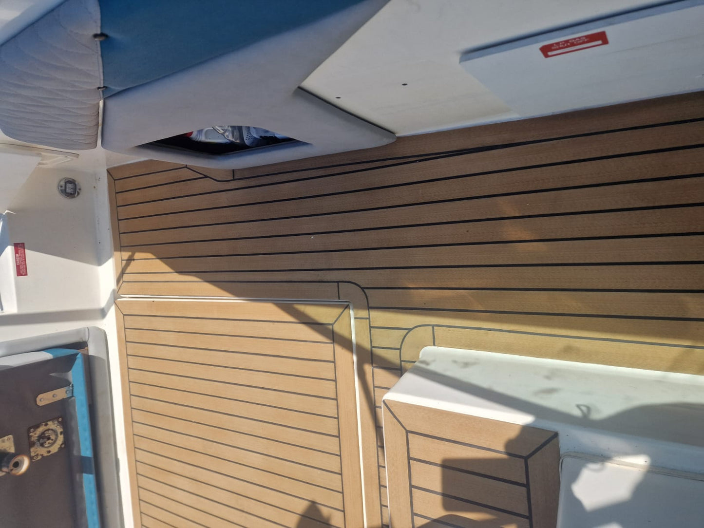 Searay 220 Sundancer pvc synthetic teak deck- Free sample and quote request