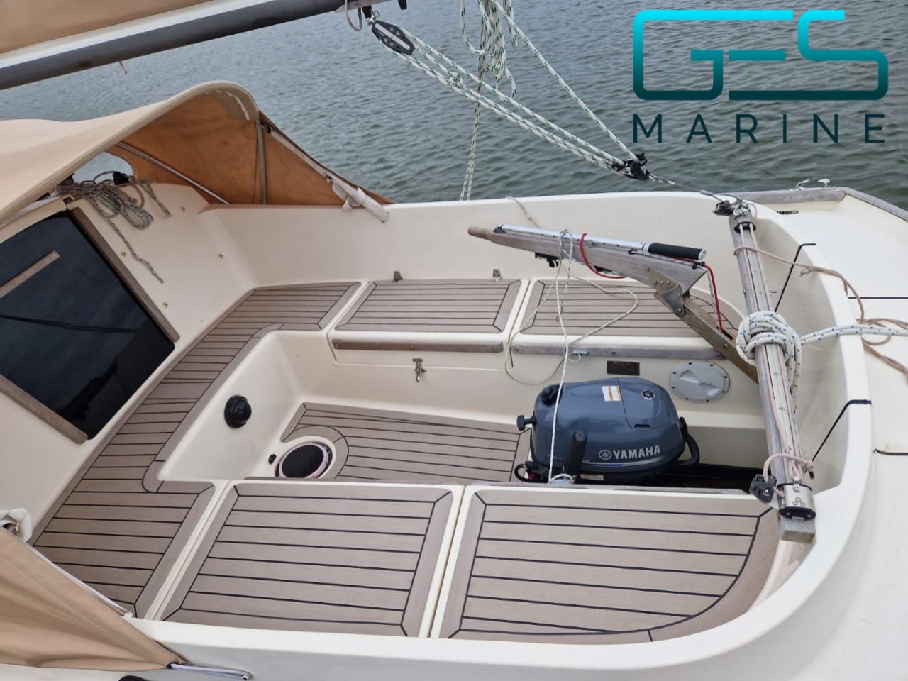 Swallow Cove Bay 23 pvc synthetic teak deck- Free sample and quote request