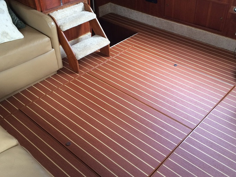 373 Mahogany and Holly IMO soleboard cut length surface vinyl per linear m off the roll- Free sample and quote request