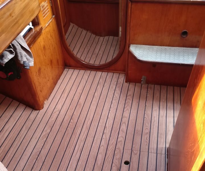 Deckfab teak carpet panels