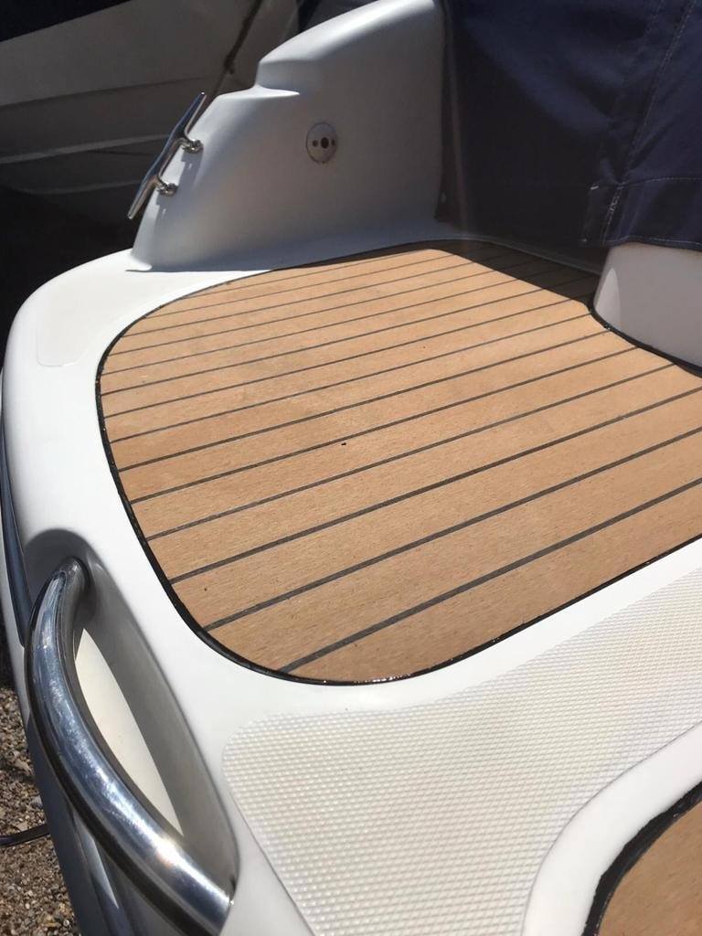 Sessa Dorado 32 pvc synthetic teak deck- Free sample and quote request