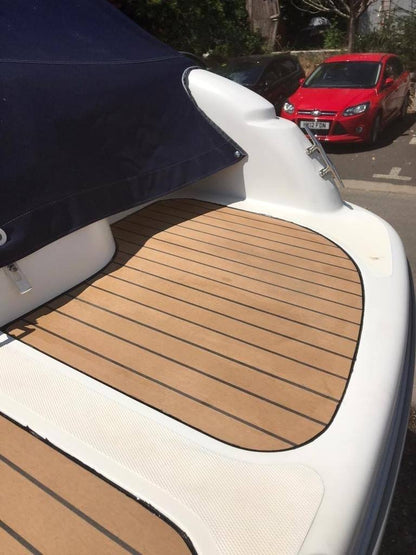 Sessa Dorado 32 pvc synthetic teak deck- Free sample and quote request