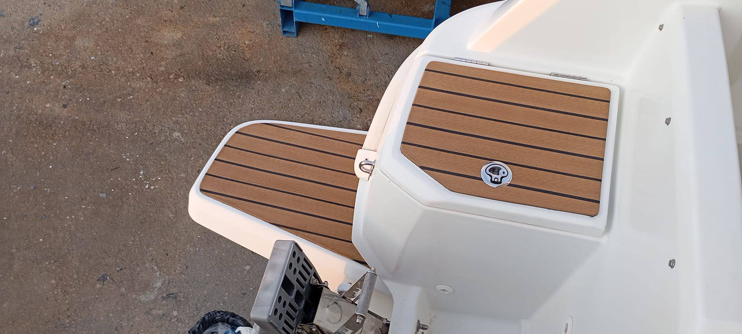 Beneteau Antares 760. pvc synthetic teak deck- Free sample and quote request