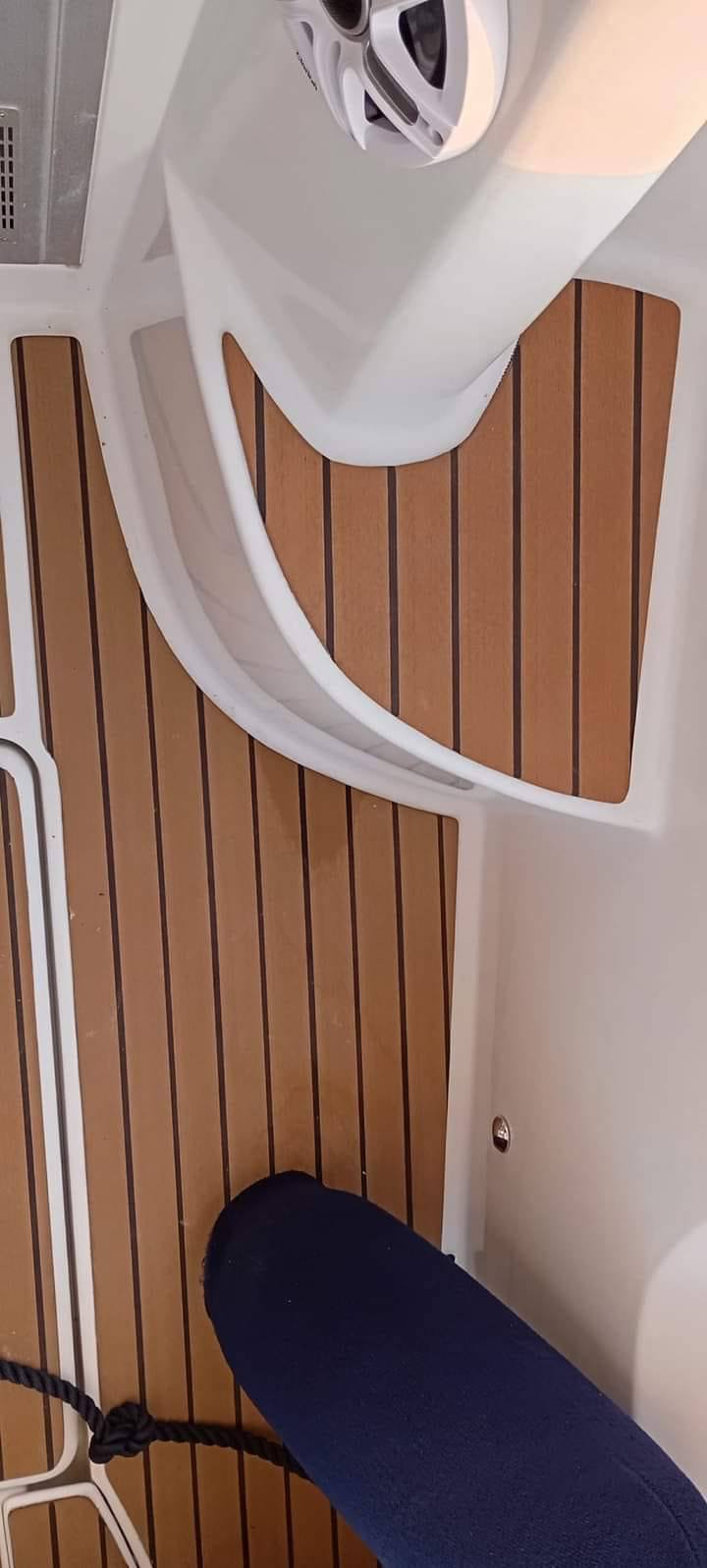 Beneteau Antares 760. pvc synthetic teak deck- Free sample and quote request