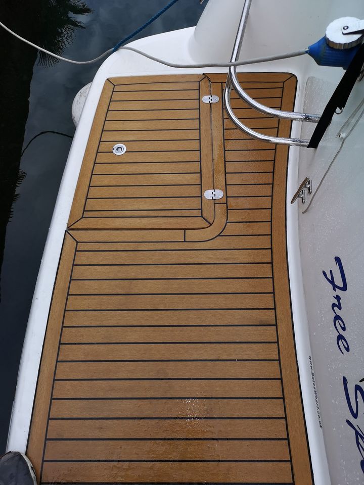 Sessa 35 pvc synthetic teak deck- Free sample and quote request