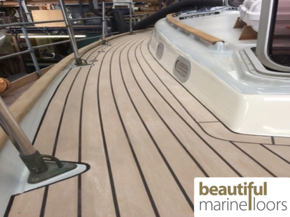 Contessa 32 Sailboat pvc synthetic teak deck- Free sample and quote request