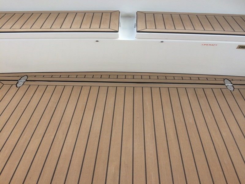 Aquastar 38 pvc synthetic teak deck - Free sample and quote request