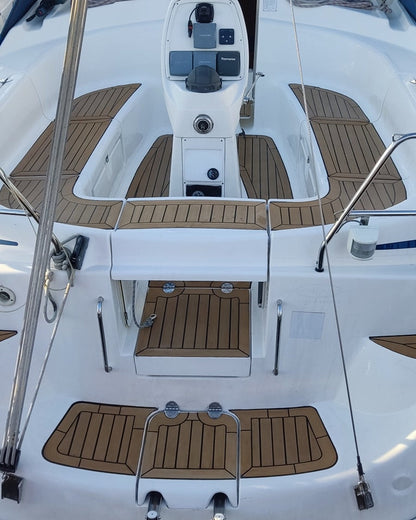 Bavaria 39. Bavaria Sailboat pvc synthetic teak deck- Free sample and quote request