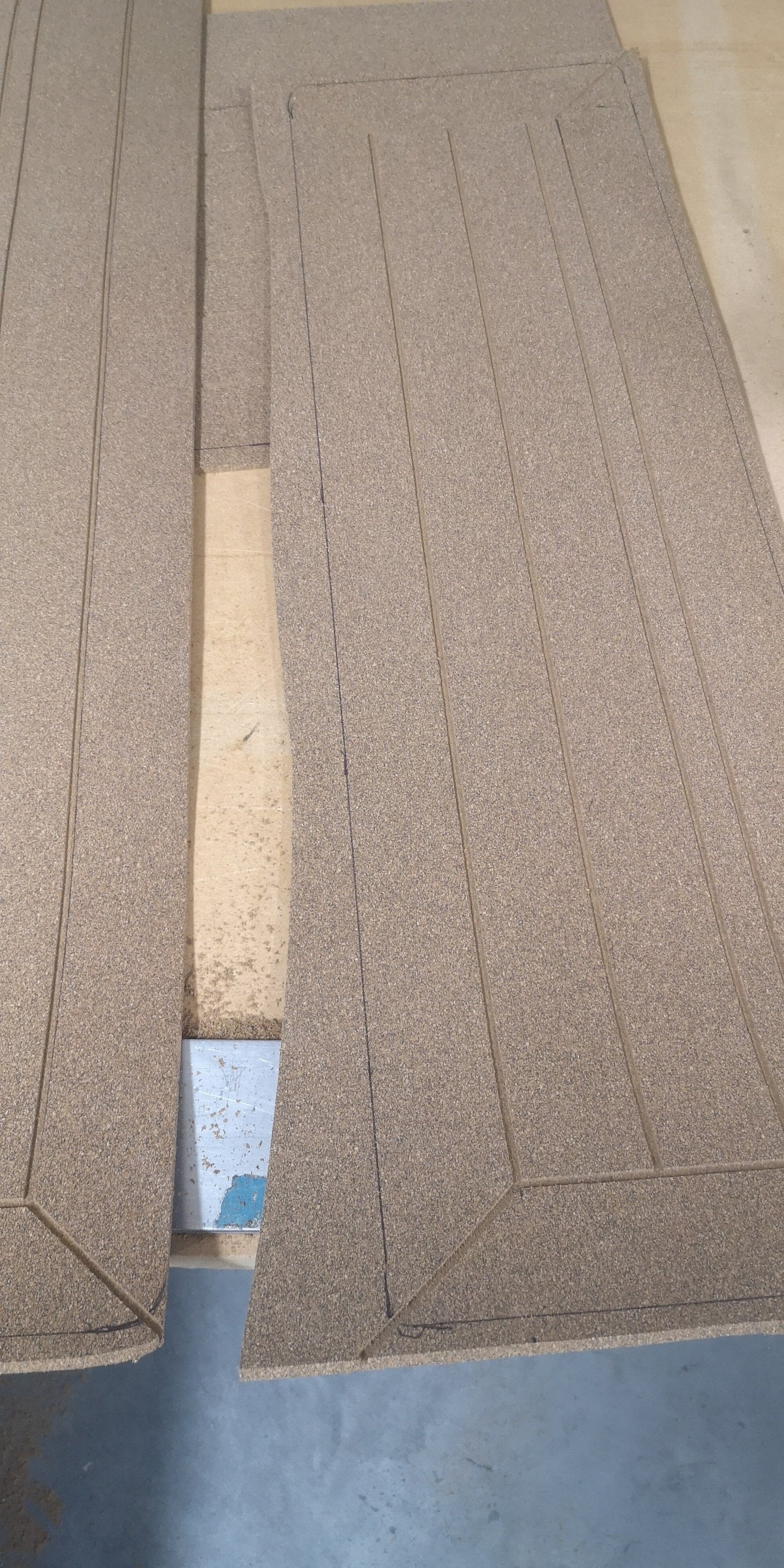 Synthetic Cork Decking - free sample and quote request