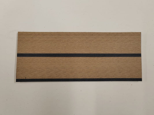 Teektrue certified PVC synthetic teak decking