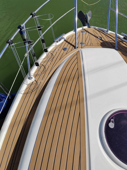 Bavaria 27 Sport. powerboats pvc synthetic teak deck - Free sample and quote request