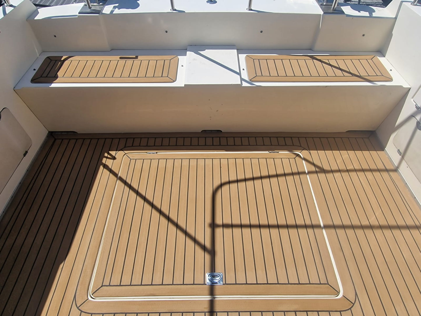 Fairline Phantom 38 pvc synthetic teak deck- Free sample and quote request