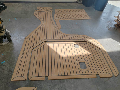 Regal 2465 pvc synthetic teak deck- Free sample and quote request