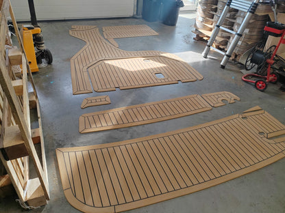 Regal 2465 pvc synthetic teak deck- Free sample and quote request