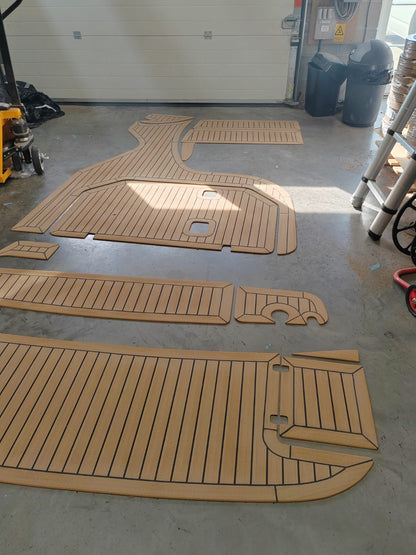 Regal 2465 pvc synthetic teak deck- Free sample and quote request