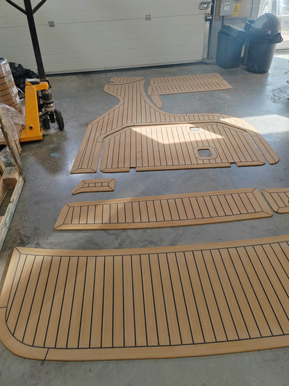 Regal 2465 pvc synthetic teak deck- Free sample and quote request