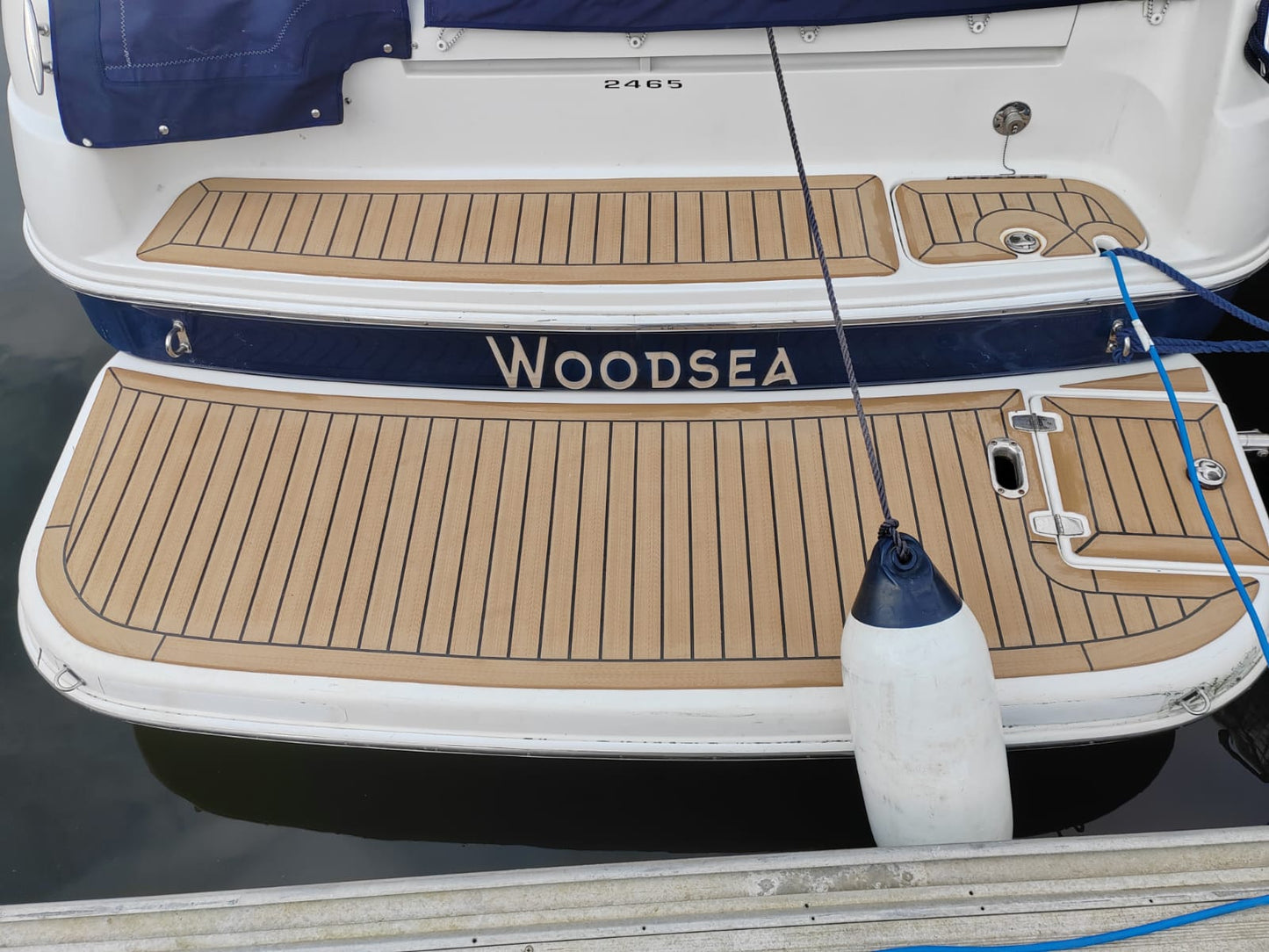 Regal 2465 pvc synthetic teak deck- Free sample and quote request