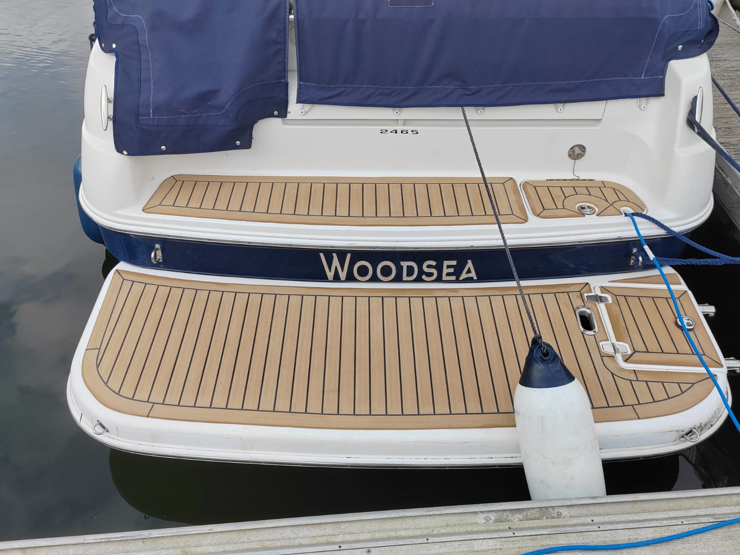 Regal 2465 pvc synthetic teak deck- Free sample and quote request