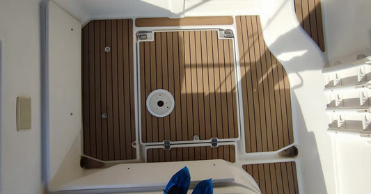 Quicksilver 650 Weekender pvc synthetic teak deck- Free sample and quote request